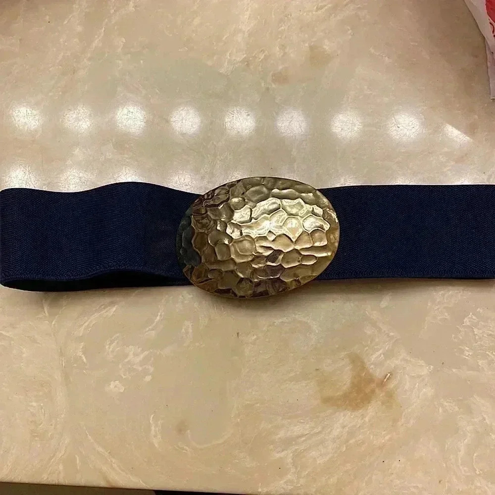 Round, Gold Nugget Belt